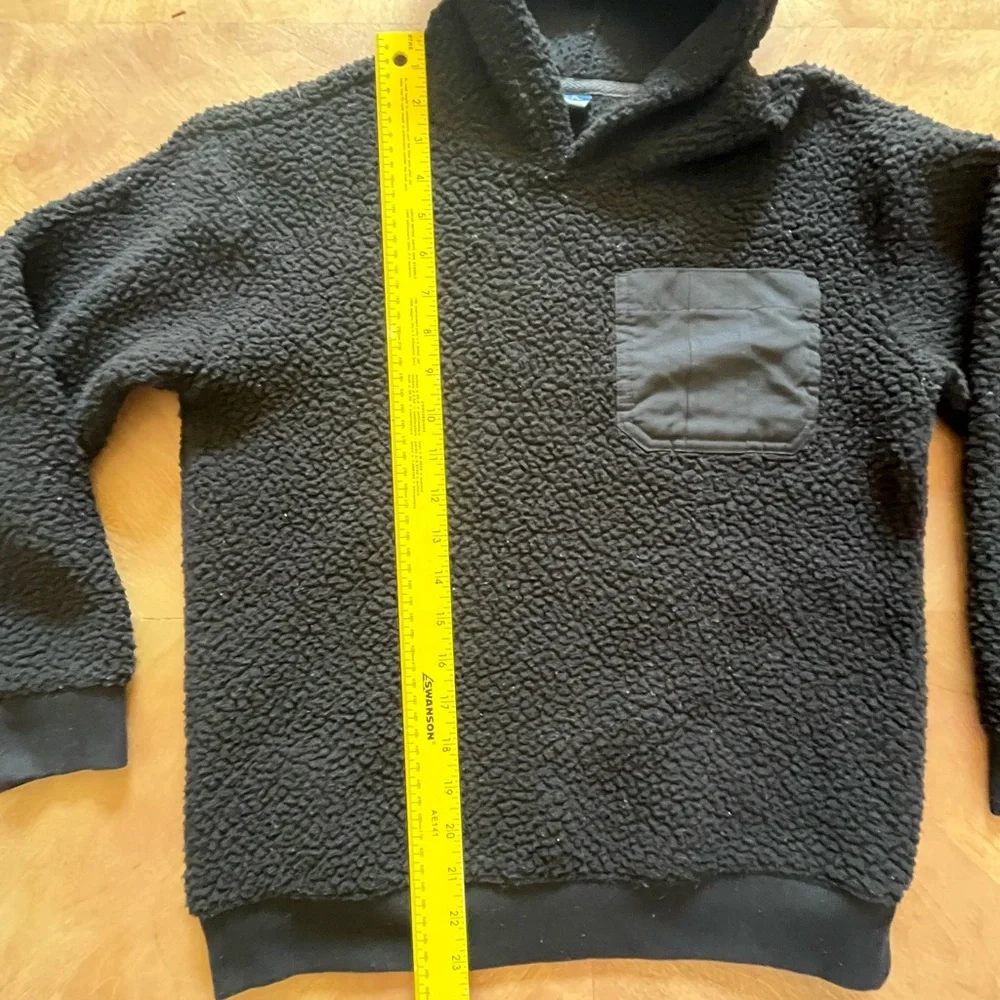 Old Navy Black Fleece Pullover Hoodie – Size XL